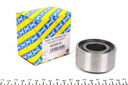 Фото 2 - Обводной ролик ремня ГРМ SNR NTN GE358.28 (GE35828)