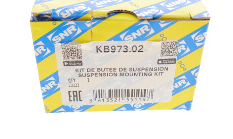 Фото 3 - Опора стійки амортизатора SNR NTN KB973.02 (KB97302)
