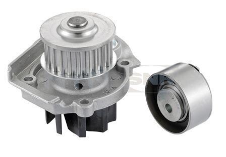 Комплект ГРМ (ремінь + ролик + водяний насос) ALFA ROMEO GIULIETTA/HATCHBACK AUDI A6 C7 FIAT 500, 500L, FIORINO, GRANDE PUNTO, LINEA, PANDA, PANDA/HATCHBACK, PUNTO EVO, QUBO, TIPO 1.1-3.0D 09.03- - SNR NTN KDP458550