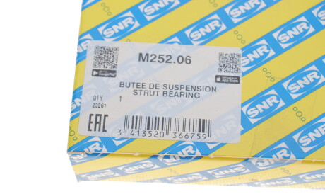 Фото 3 - Опора стійки амортизатора SNR NTN M252.06 (M25206)