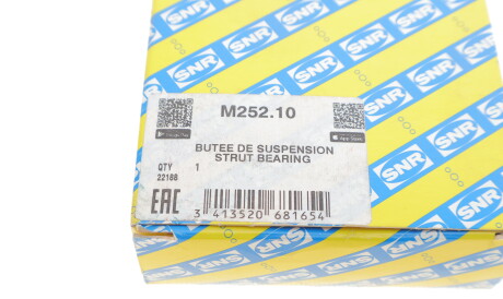 Фото 3 - Опора стійки амортизатора SNR NTN M252.10 (M25210)