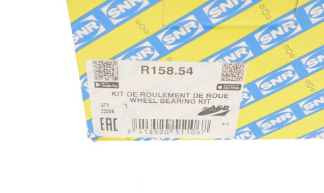 Фото 3 - Підшипник маточини SNR NTN R158.54 (R15854)