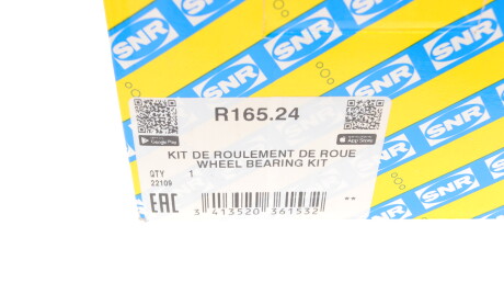Фото 8 - Підшипник маточини SNR NTN R165.24 (R16524)