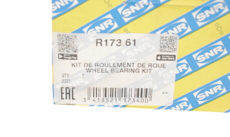 Фото 3 - Підшипник маточини SNR NTN R173.61 (R17361)