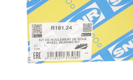 Фото 4 - Підшипник маточини SNR NTN R181.24 (R18124)