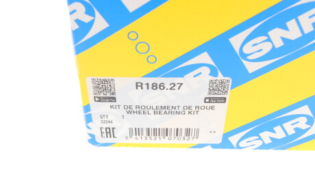 Фото 8 - Підшипник маточини SNR NTN R186.27 (R18627)