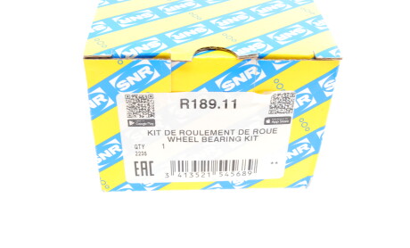 Фото 8 - Підшипник маточини SNR NTN R189.11 (R18911)