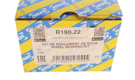 Фото 3 - Подшипник ступицы SNR NTN R190.22