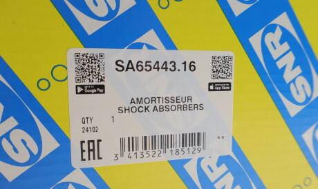 Фото 2 - Стойка амортизатору (амортизатор) SNR NTN SA65443.16 (SA6544316)