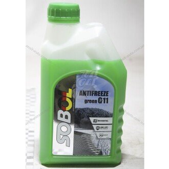 Антифриз Antifreeze Green G11 -30°C зеленый, 1л - SOBOL 7737