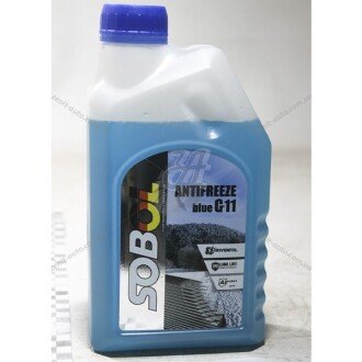 Антифриз Antifreeze Blue G11 -30°C синій, 1л - SOBOL 7739 (фото 1)