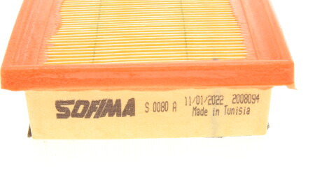 Фото 3 - Повітряний фільтр SOFIMA S 0080 A (S0080A)