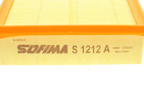Фото 3 - Воздушный фильтр SOFIMA S 1212 A (S1212A)