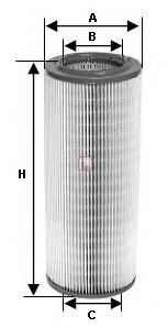 Фільтр повітряний - SOFIMA S1250A
