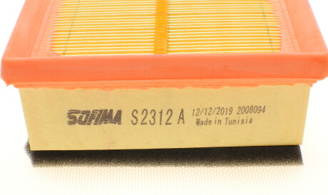 Фото 3 - Воздушный фильтр SOFIMA S 2312 A (S2312A)