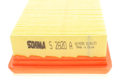 Фото 3 - Воздушный фильтр SOFIMA S 2820 A (S2820A)