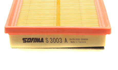 Фото 2 - Повітряний фільтр SOFIMA S 3003 A (S3003A)