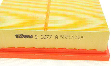 Фото 3 - Повітряний фільтр SOFIMA S 3077 A (S3077A)