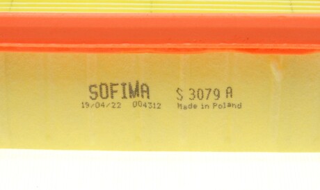 Фото 3 - Повітряний фільтр SOFIMA S 3079 A (S3079A)