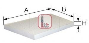 Фильтр, воздух во внутренном пространстве - (2038300118, A2038300118) SOFIMA S 3094 C