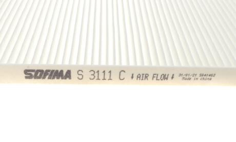 Фото 4 - Фільтр салону SOFIMA S 3111 C (S3111C)