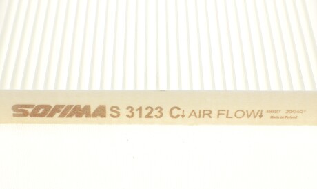 Фото 3 - Фильтр салона SOFIMA S 3123 C (S3123C)