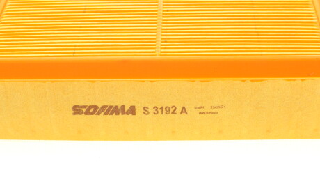 Фото 3 - Воздушный фильтр SOFIMA S 3192 A (S3192A)