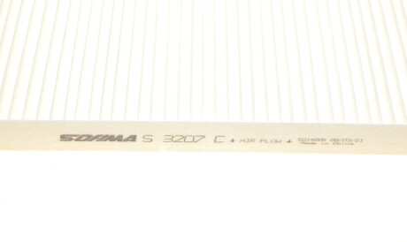 Фото 3 - Фільтр салону SOFIMA S 3207 C (S3207C)