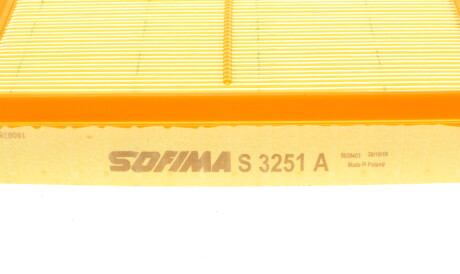 Фото 3 - Воздушный фильтр SOFIMA S 3251 A