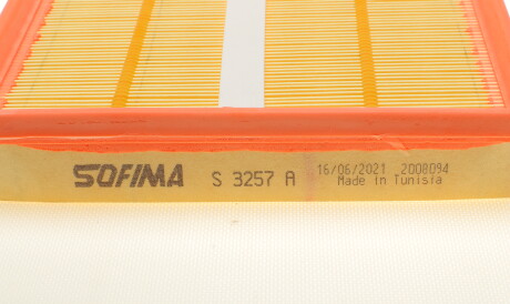 Фото 3 - Воздушный фильтр SOFIMA S 3257 A (S3257A)