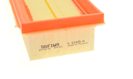 Фото 2 - Воздушный фильтр SOFIMA S 3260 A (S3260A)