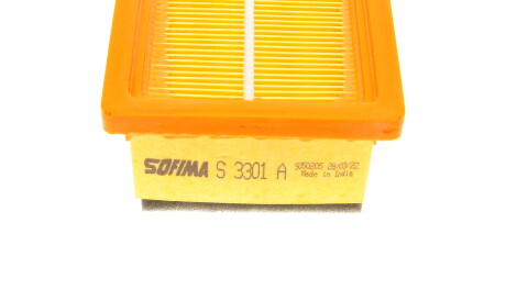 Фото 3 - Повітряний фільтр SOFIMA S 3301 A (S3301A)