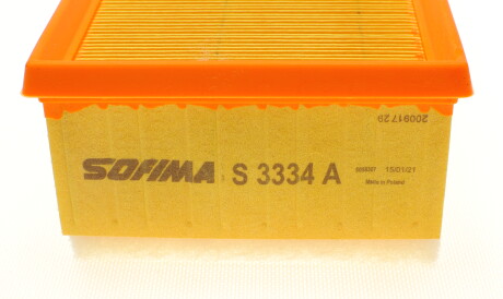 Фото 3 - Воздушный фильтр SOFIMA S 3334 A