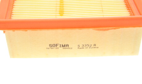 Фото 3 - Воздушный фильтр SOFIMA S 3352 A (S3352A)
