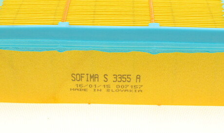 Фото 3 - Воздушный фильтр SOFIMA S 3355 A (S3355A)