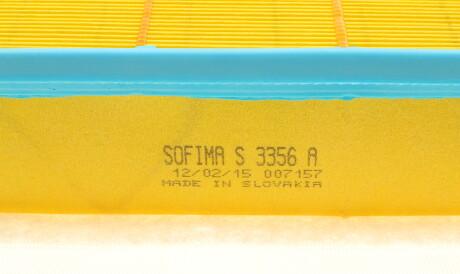 Фото 3 - Воздушный фильтр SOFIMA S 3356 A (S3356A)