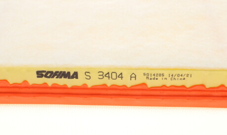 Фото 3 - Повітряний фільтр SOFIMA S 3404 A (S3404A)