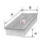 Фільтр повітряний Chevrolet Cruze/Orlando 1.6/1.8 09-/Opel Astra J 1.4-1.6 16V 09-15 - SOFIMA S 3422 A