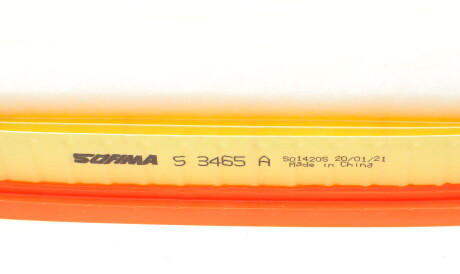 Фото 3 - Повітряний фільтр SOFIMA S 3465 A (S3465A)
