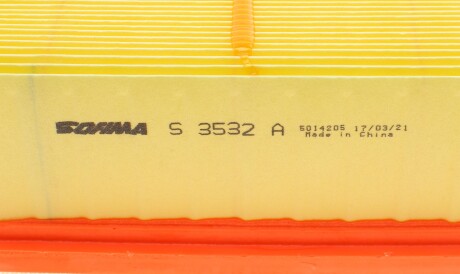 Фото 3 - Повітряний фільтр SOFIMA S 3532 A (S3532A)