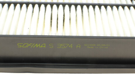 Фото 3 - Повітряний фільтр SOFIMA S 3574 A (S3574A)