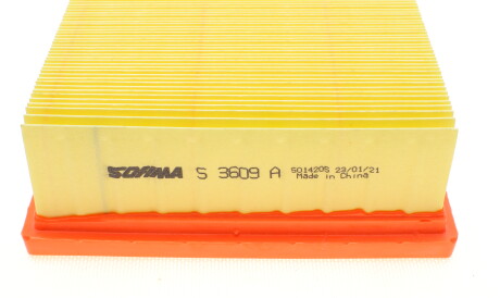 Фото 3 - Воздушный фильтр SOFIMA S 3609 A (S3609A)