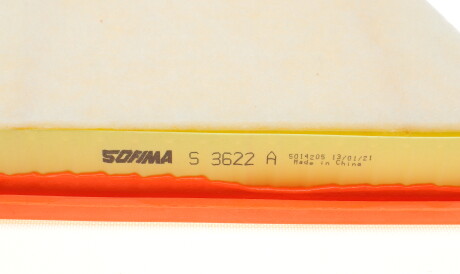 Фото 3 - Воздушный фильтр SOFIMA S 3622 A (S3622A)