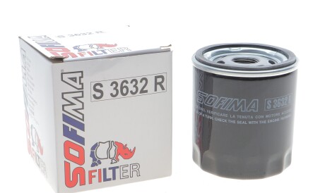 Фото 2 - Масляный фильтр SOFIMA S 3632 R (S3632R)