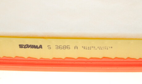 Фото 3 - Воздушный фильтр SOFIMA S3686A