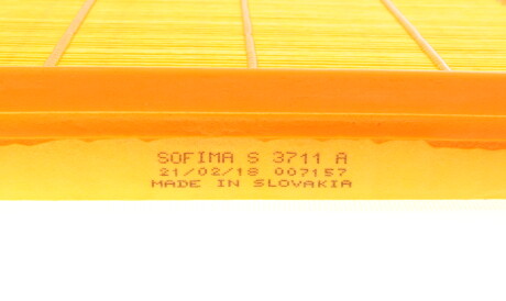 Фото 2 - Воздушный фильтр SOFIMA S 3711 A (S3711A)