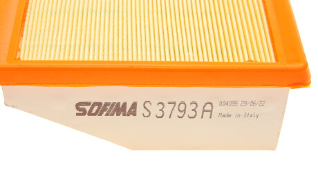 Фото 3 - Воздушный фильтр SOFIMA S 3793 A (S3793A)