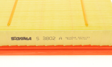 Фото 3 - Повітряний фільтр SOFIMA S 3802 A (S3802A)