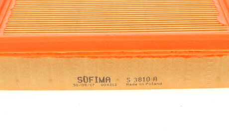 Фото 3 - Повітряний фільтр SOFIMA S 3810 A