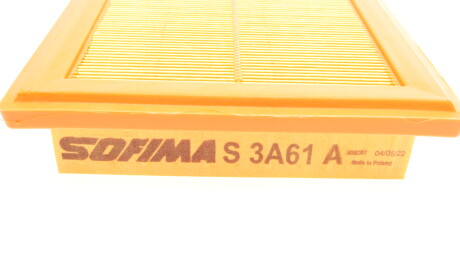 Фото 5 - Повітряний фільтр SOFIMA S 3A61 A (S3A61A)